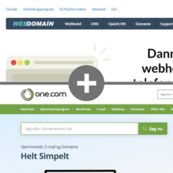 WebDomain, Cliche og Team Internet bliver til One.com