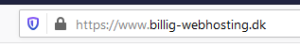 billig-webhosting.dk SSL Firefox
